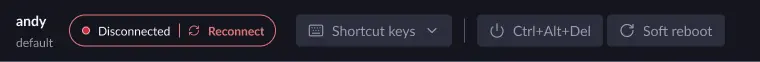 Ken's Disconnected pill with Reconnect